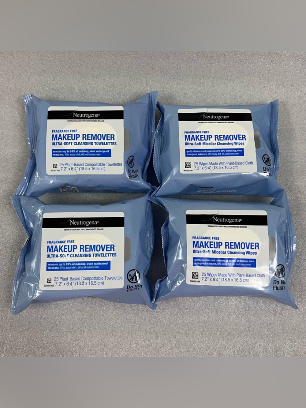 Neutrogena Fragrance-Free Makeup Remover Towelettes - Light Blue Pack